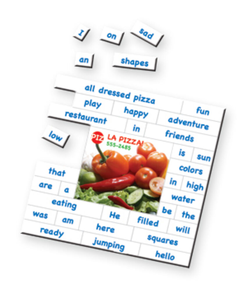 MiniMedia - Assortiment de mots magnétiques détachables (5.5 x 5.5 po) MGP126