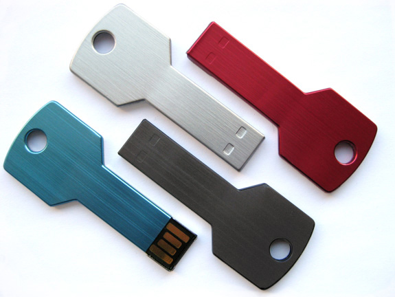 USB Promotion - Clé USB en forme de clé, aluminium A1