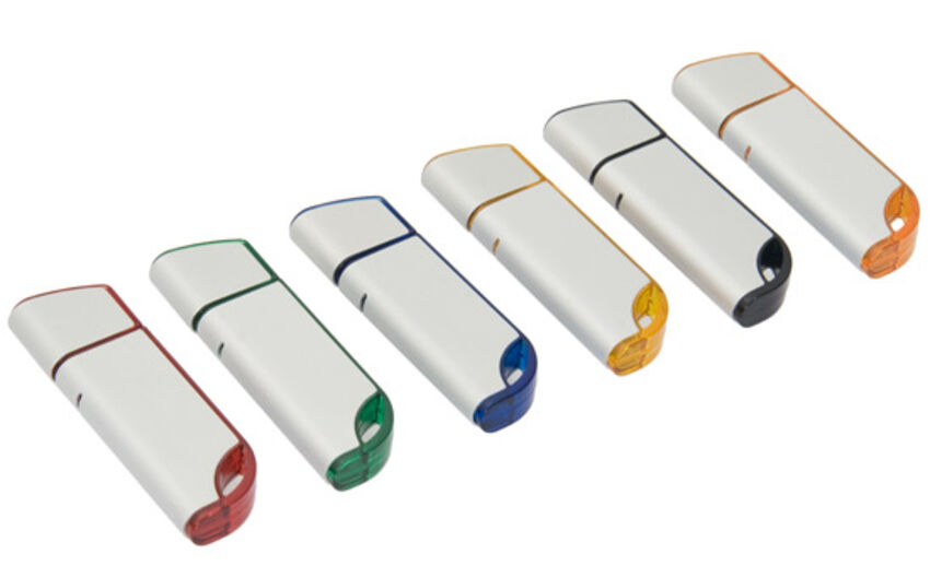 USB Promotion - Clé USB - métal et plastique translucide -9F