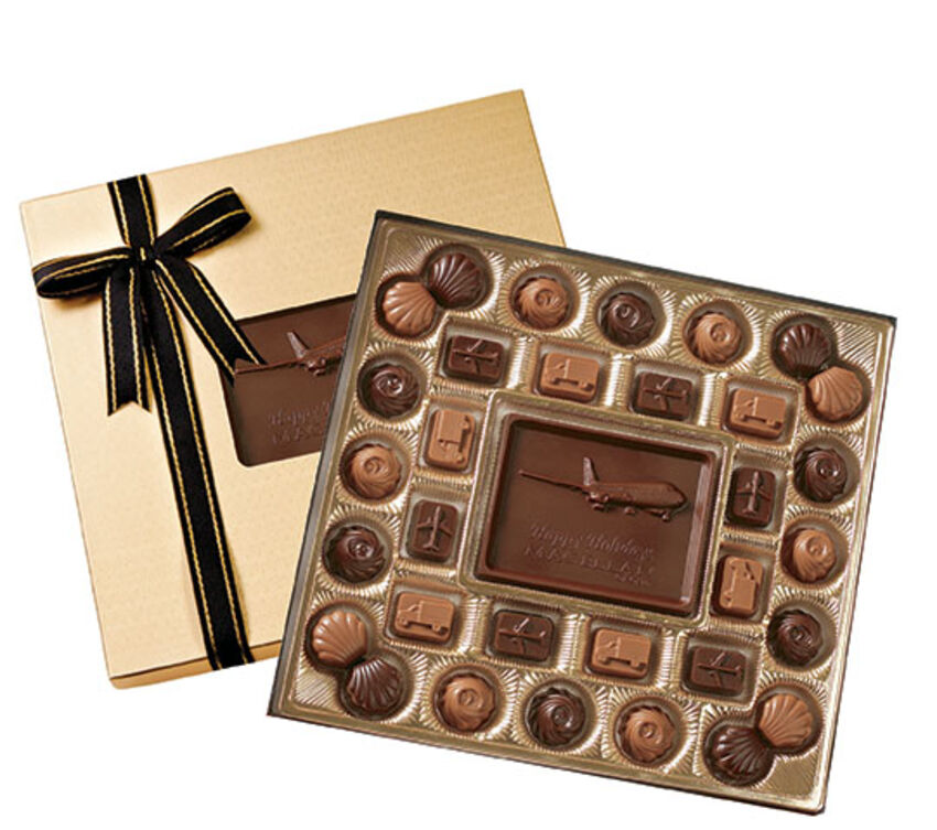 NC custom - Coffret cadeau de délices chocolats personnalissés TR16