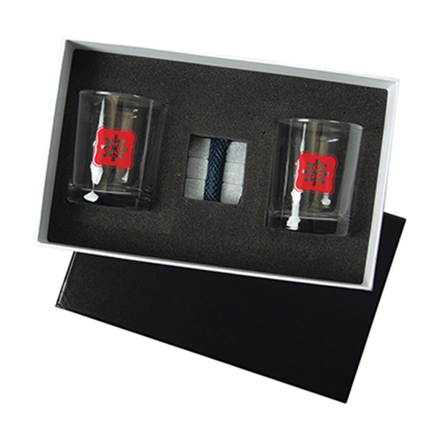 - Ensemble cadeau verres "old fashioned" avec glaçons de pierre PK6003 - Ensemble cadeau verres "old fashioned" avec glaçons de pierre PK6003