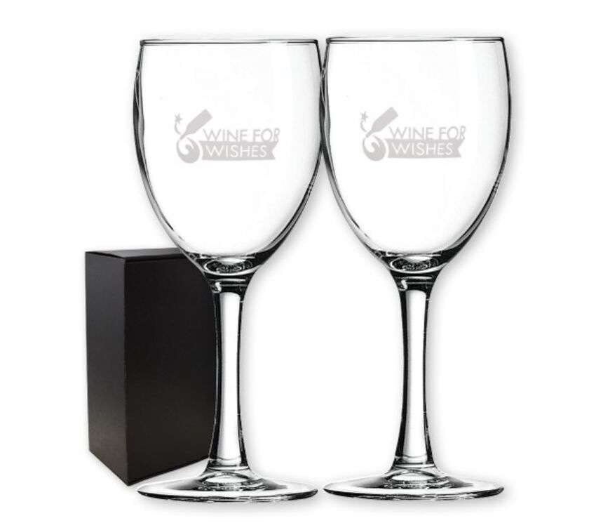 - Ensemble de deux verres à vin G0560CL-2BK - Ensemble de deux verres à vin G0560CL-2BK