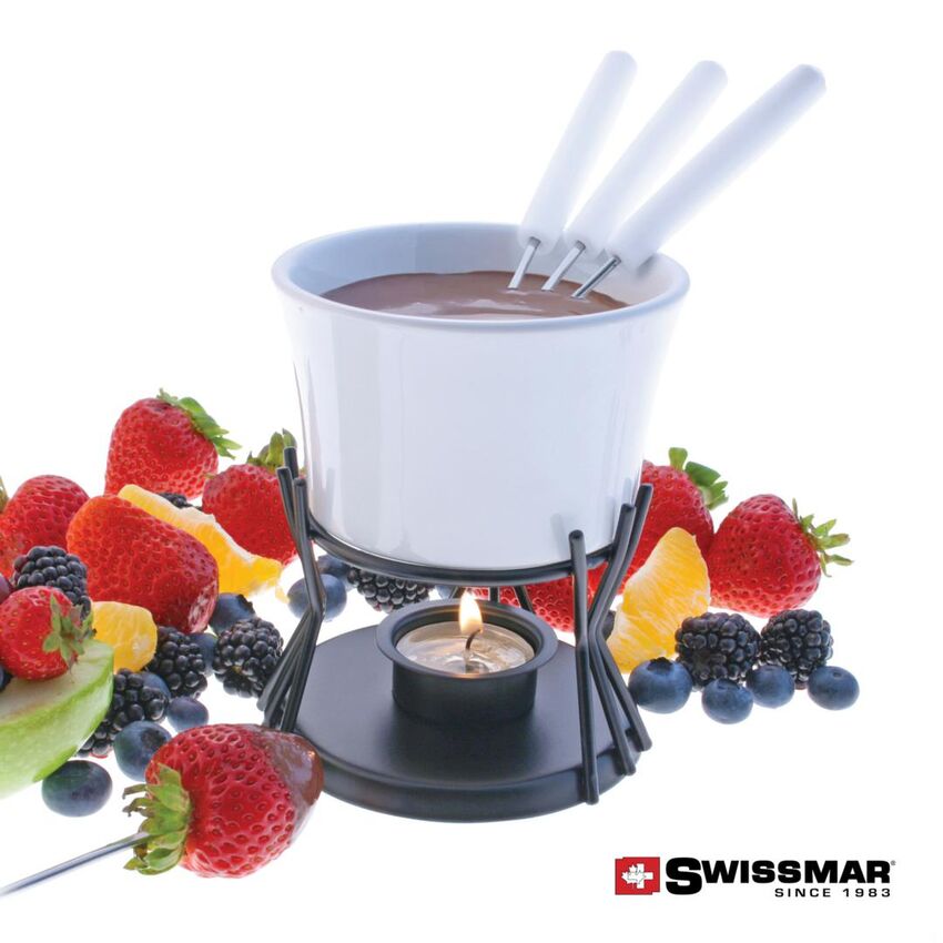 SRG - Ensemble de fondue au chocolat SMR4004-WH SRG - Ensemble de fondue au chocolat SMR4004-WH