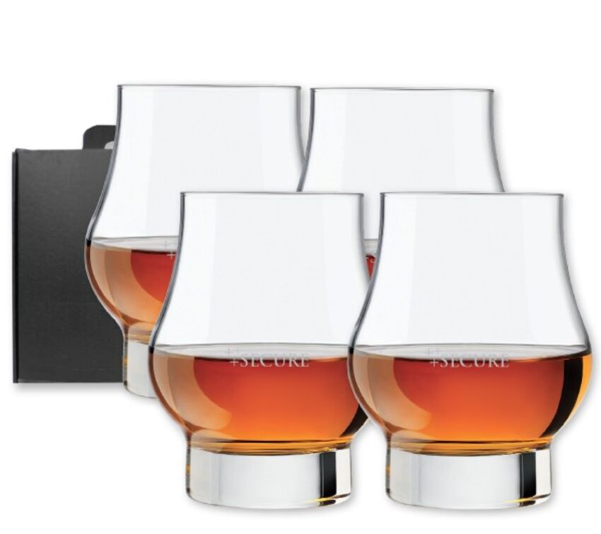 - Ensemble de quatre verres à whiskey G0598CL-4BK - Ensemble de quatre verres à whiskey G0598CL-4BK