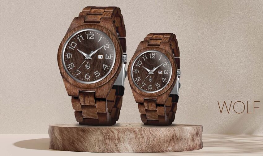 rustic tac - Montre en bois Rustic Tac fabriquée au Québec WOLF