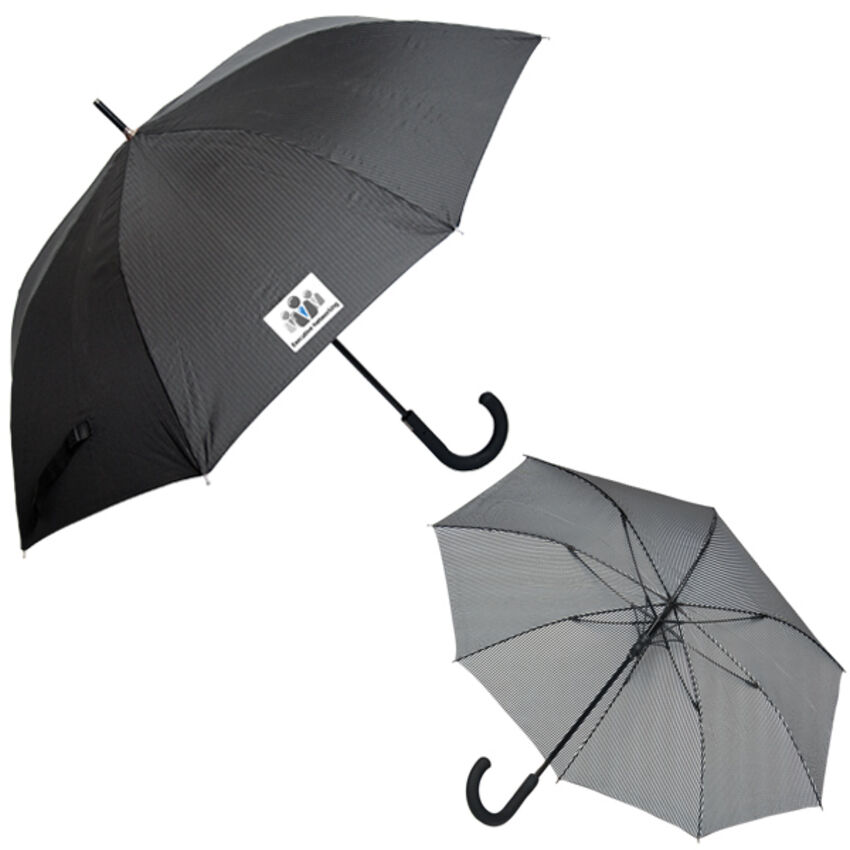 Debco - Parapluie exécutif à rayures fines UE8497