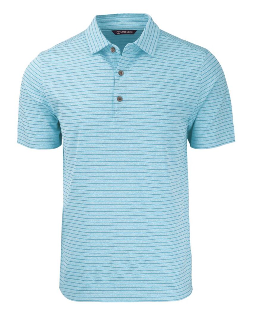 Cutter and Buck - Polo à rayures pour homme éco MCK01303