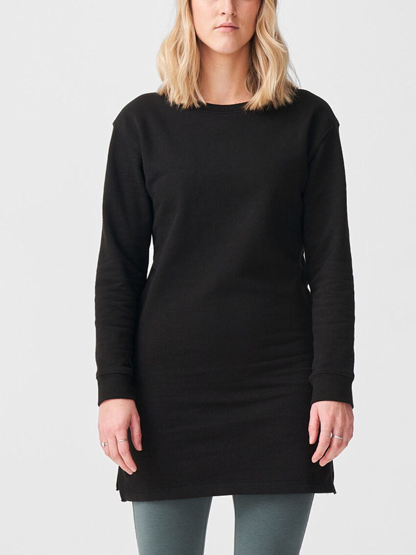 HS Apparel - Robe molleton à col rond ---