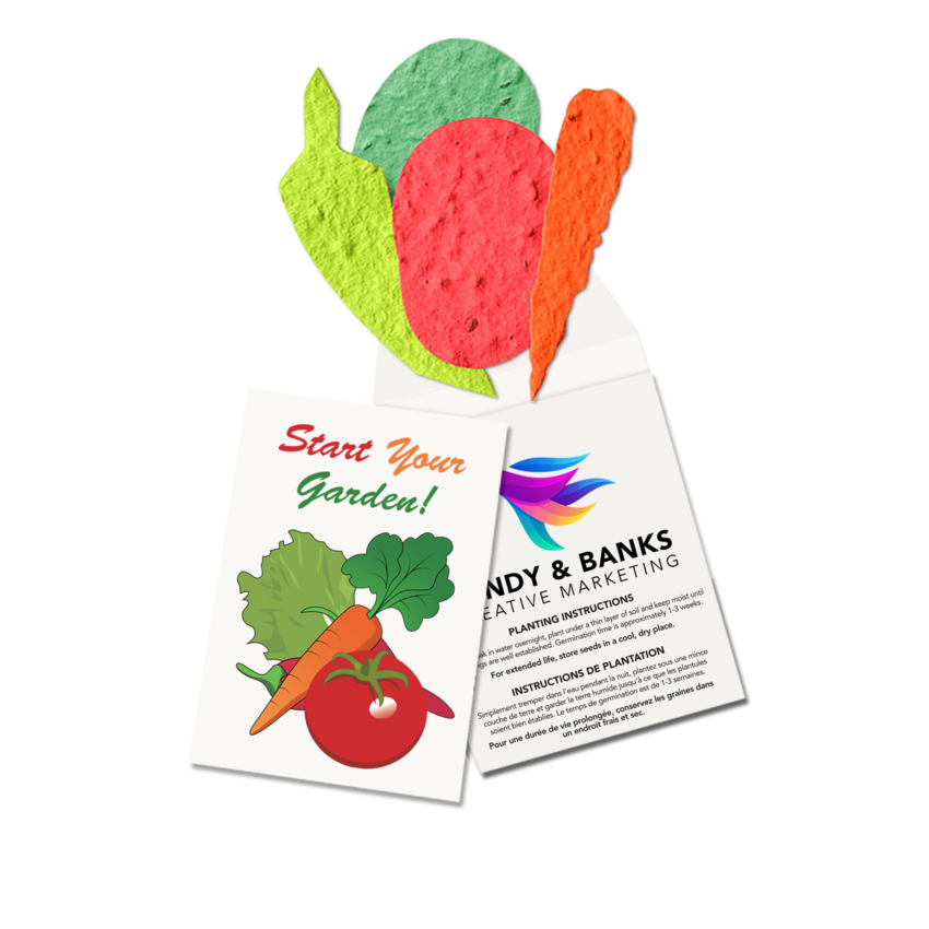 SD1061 - Sachet de semences pour salade avec impression personnalisée JAY-LINE SD1061 - Sachet de semences pour salade avec impression personnalisée JAY-LINE