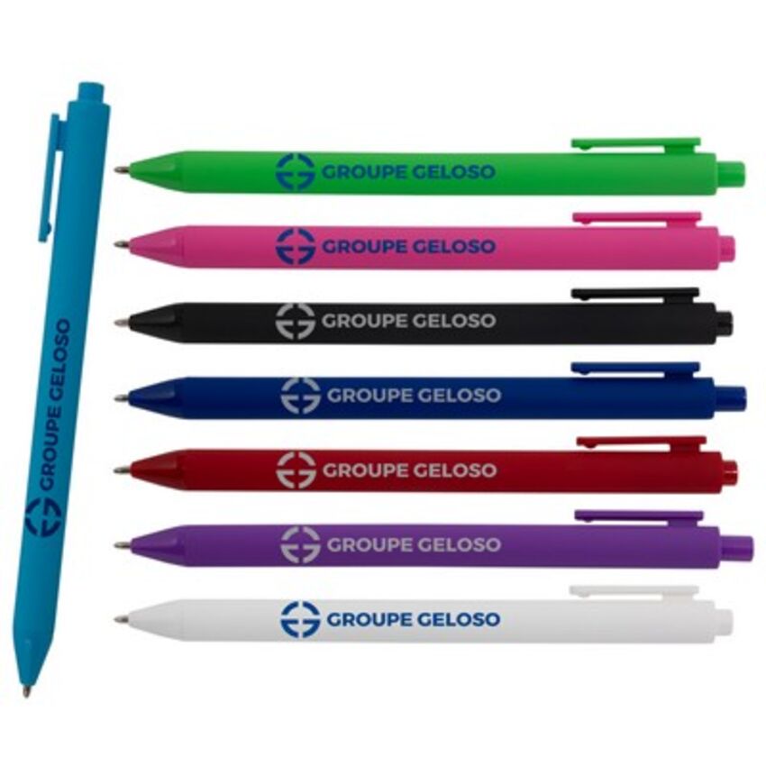 Bursel - Stylo en plastique caoutchout 2084