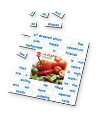 Assortiment de mots magnétiques détachables (5.5 x 5.5 po)
