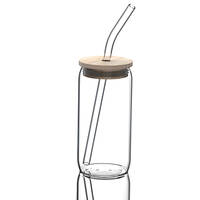 Gobelet et paille en verre
