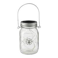 Lanterne solaire style Pot Mason