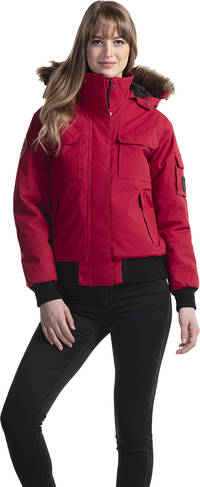 Manteau style aviateur isolé