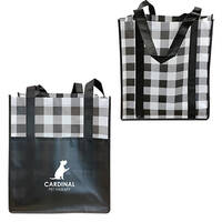 Sac laminé en tissué cossais