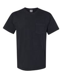 T-shirt à poche teint (unisexe)