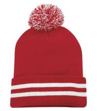 tuque-a-revers-raye-a-pompon-1